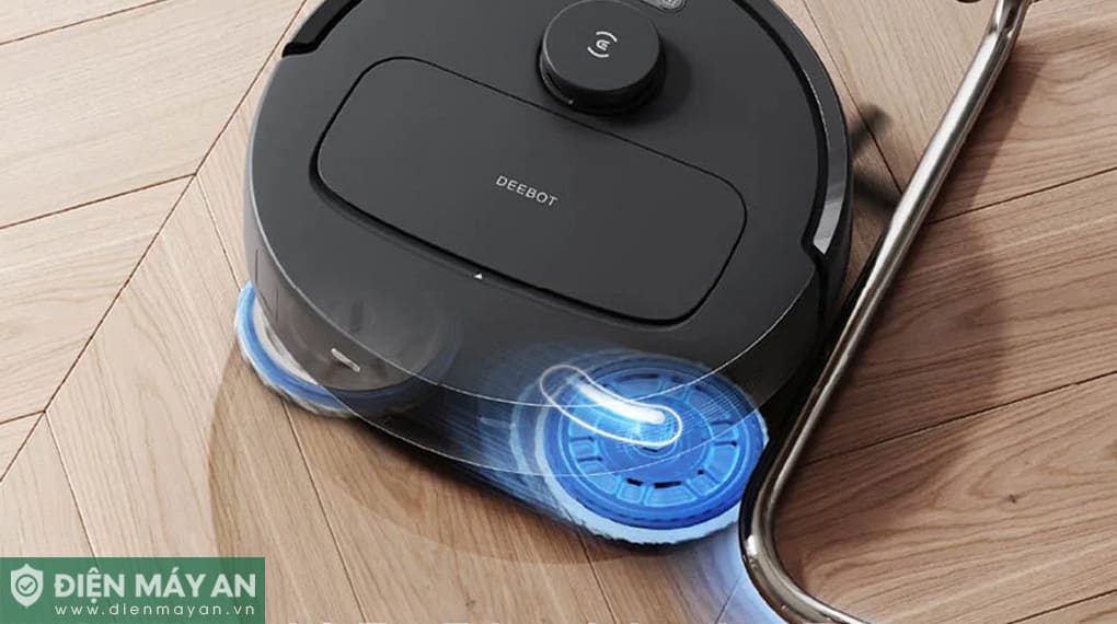 Robot hút bụi lau nhà Ecovacs N30 PRO OMNI - Đen